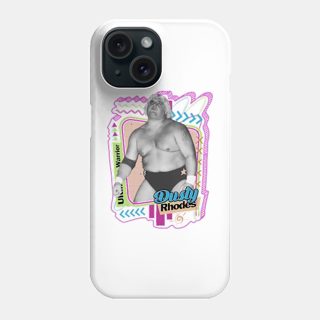 Wrestler Ultimate Warrior Dusty Rhodes Phone Case by PICK AND DRAG