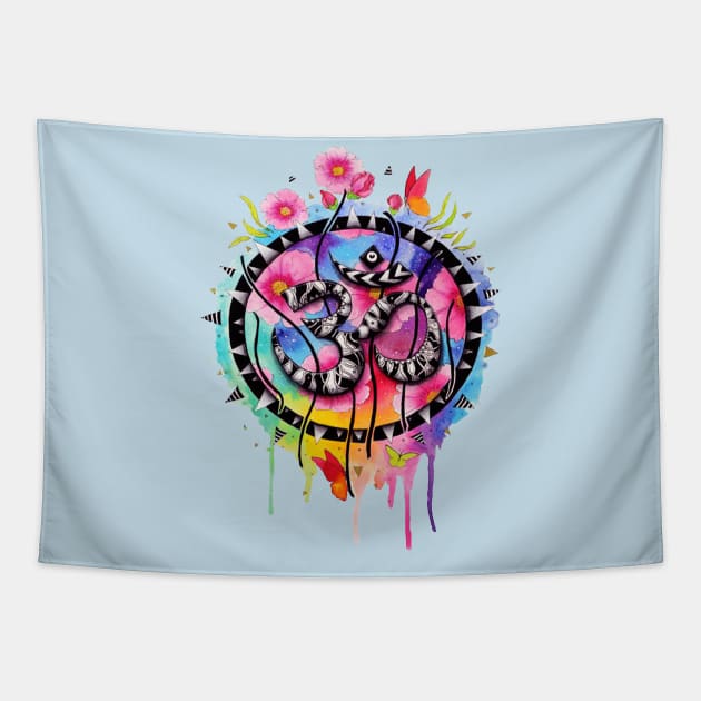 Hamsa colorfull Tapestry by NerdsbyLeo