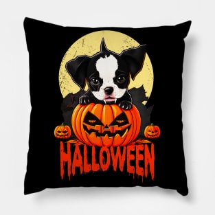 Halloween vampire puppy dog Pillow