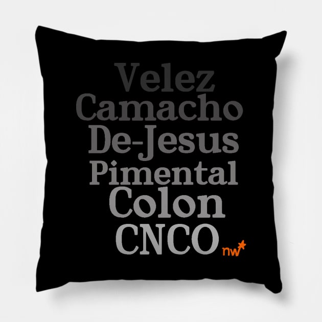 CNCO Members Pillow by nenedasher