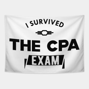 CPA Exam Survivor - I Survived the cpa exam Tapestry