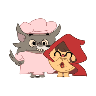 ChocoWolf & Red PancakeHood T-Shirt