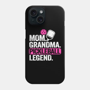 Mom Grandma Pickleball Legend Funny Pickleball Phone Case