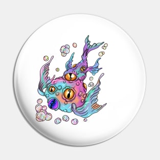 Bubble Gum Fish Pin