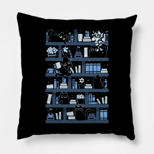 Purrfect Library by Tobe Fonseca Pillow