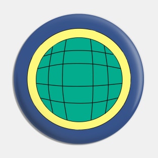 Captain Planet Planeteer - Earth Pin