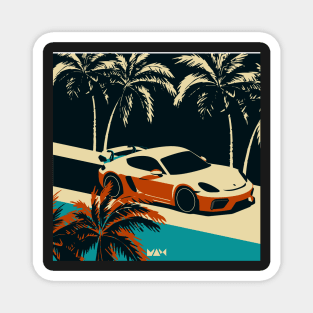 718 Cayman GT4 in the Palm Biome Magnet