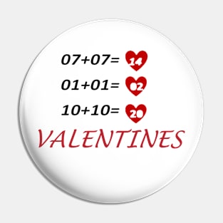 VALENTINES DAY T SHIRT Pin