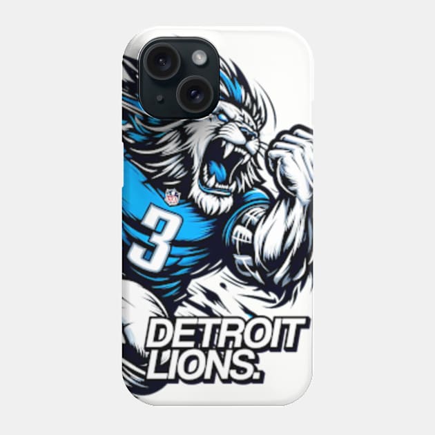 Detroit Lions Phone Case by elegantelite