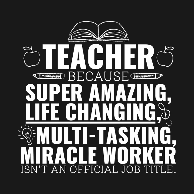 Unique Teacher Appreciation Gift For Your Super Amazing, Super Hero Teacher. by SiGo