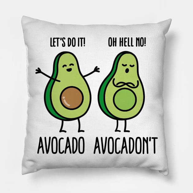 Avocado - Avocadon't Pillow by LaundryFactory