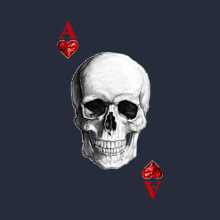 skull art ace card new trend T-Shirt