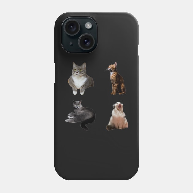 cats STICKER PACK Phone Case by mcmetz