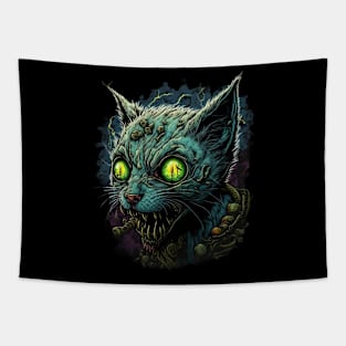 Evil Kitty Creation Tapestry