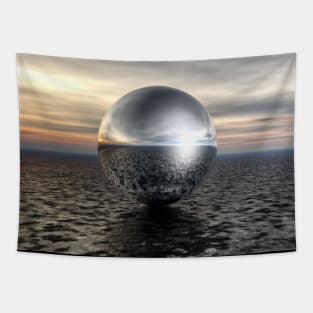 Silver Sphere Tapestry