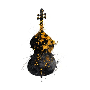 double bass music art #doublebass T-Shirt