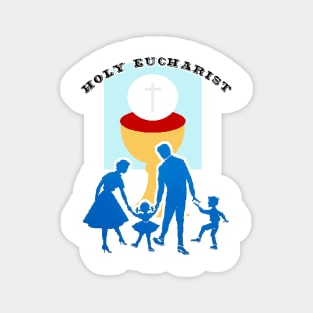 Family in the Eucharist Magnet