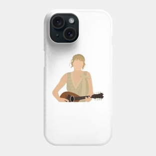 taylor flower headpiece guitar corolla white dress Phone Case