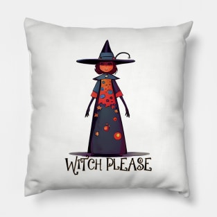 Witch Please, Cute Witch Pillow