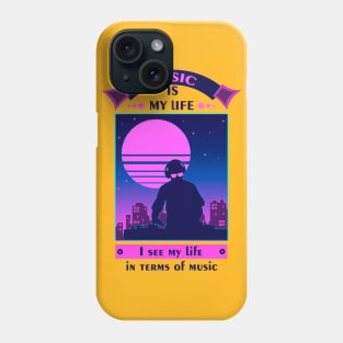 music is my life Phone Case