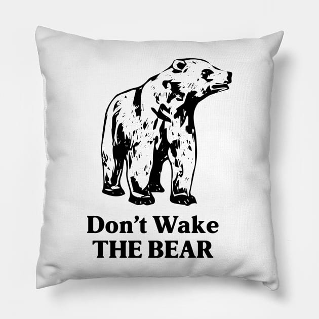 don't wake the bear Pillow by zaiynabhw