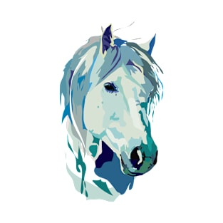 Blue Horse T-Shirt