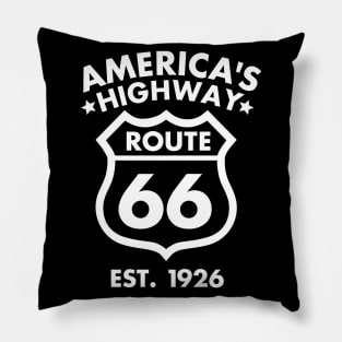 America's Highway Route 66 Pillow