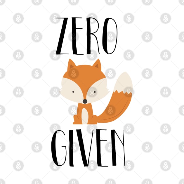 Zero Fox Given by mariansar