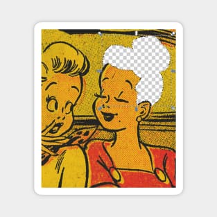 New "Haircut" on Old Comic Magnet