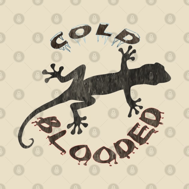 Cold-Blooded Gecko (vintage look) by Debrawib