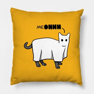 Halloween Ghost Cat Pillow