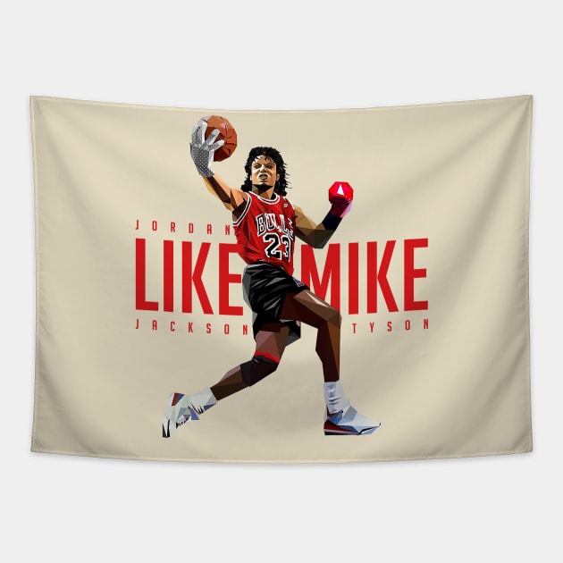 BASKETBALLART - FAMILY MIKE Tapestry by JORDAN-ART23