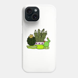 The Desert is Calling Cactus Design Phone Case