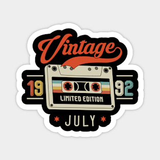 July 1992 - Limited Edition - Vintage Style Magnet