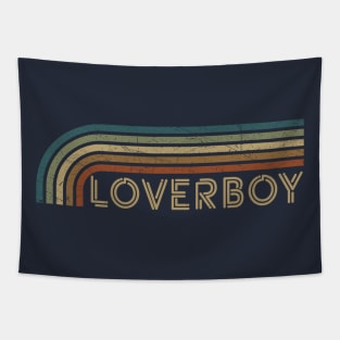 Loverboy Retro Stripes Tapestry
