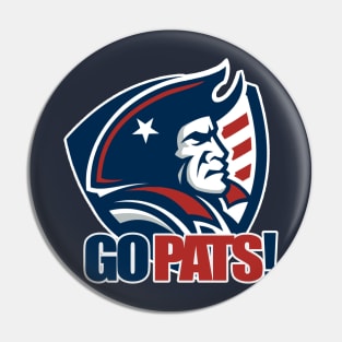 Go Pats Pin