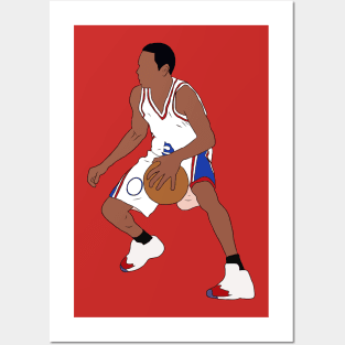 Allen Iverson 'The Stepover' Poster Print. A4/A3, Allen Iverson, Iverson,  Jordan, Basketball, Sixers, Philly, Art, Pop Art, Modern, Poster