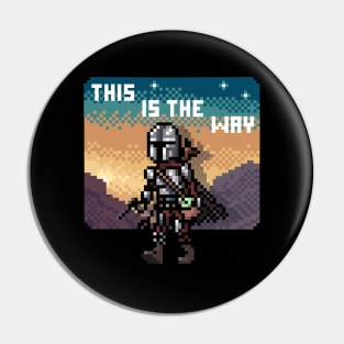 space warrior retro video game Pin