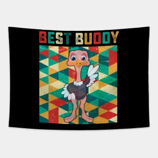 Best Buddy Ostrich Tapestry