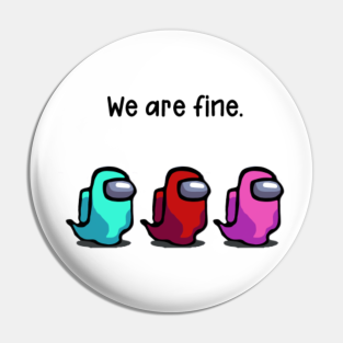 Among Us Crewmate Pins And Buttons Teepublic