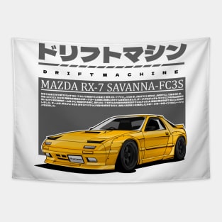 MAZDA RX-7 SAVANNA FC3S(YELLOW) Tapestry