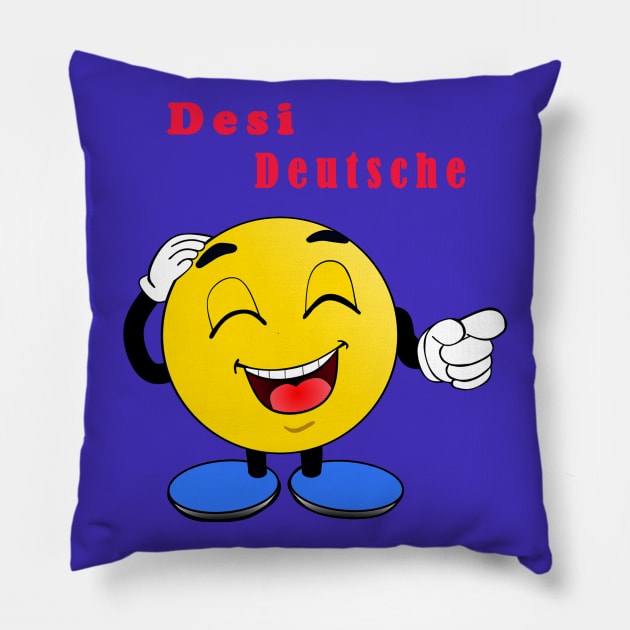 Desi Deutsche Pillow by bestdeal4u