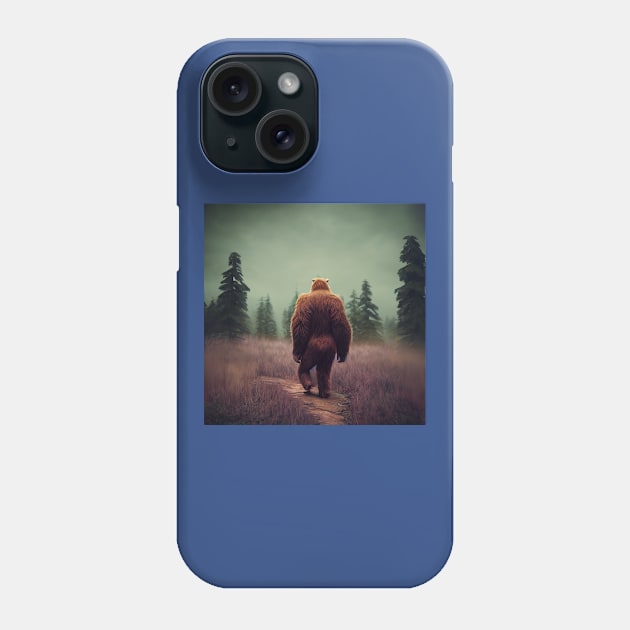 Sasquatch in Nature Phone Case by Grassroots Green