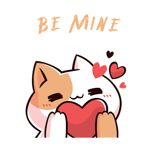 Be Mine Adorable Cat T-Shirt