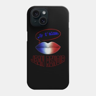 FRENCH KISS JE T'AIME JEAN RENOIR Phone Case