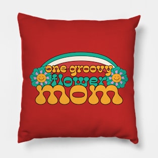 Groovy flower mom Pillow