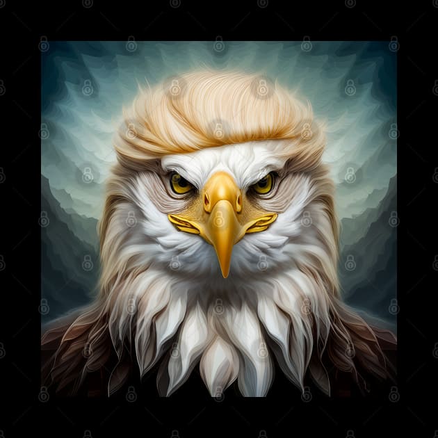 Trump Hair Bald Eagle by Matt's Wild Designs