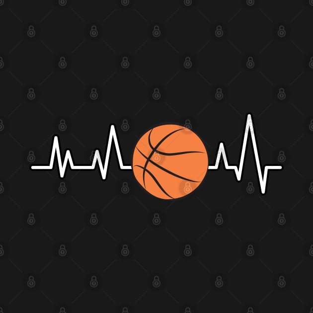 Heartbeat Pulse - Basketball by DesignWood-Sport