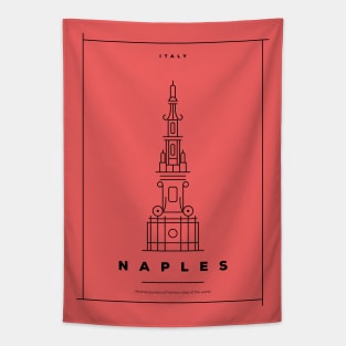 Naples Minimal Poster Tapestry