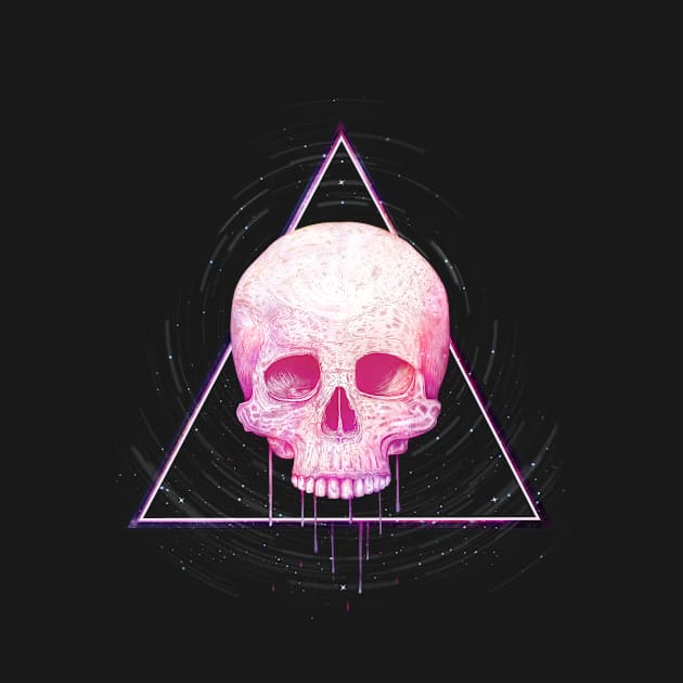 Skull in triangle by kodamorkovkart